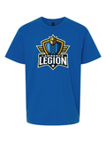 Lawrence Legion youth tee in royal