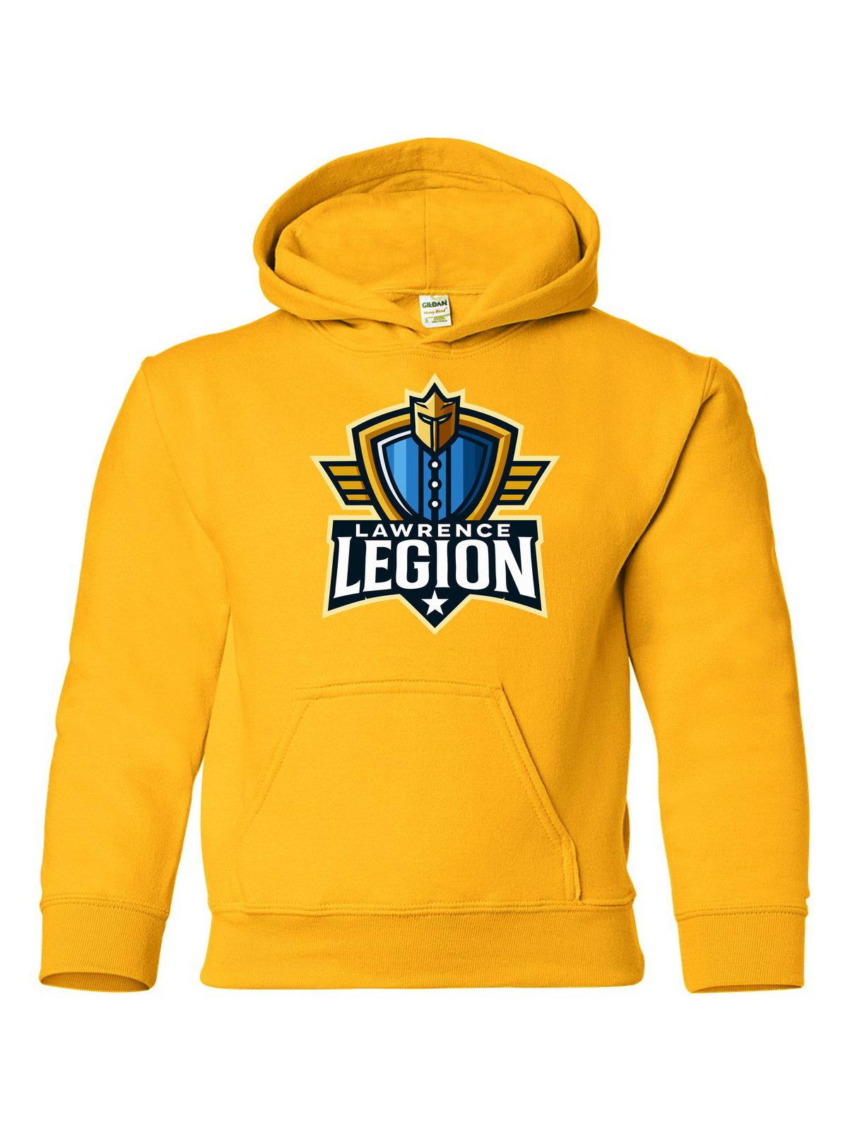 Lawrence Legion youth hoodie in gold