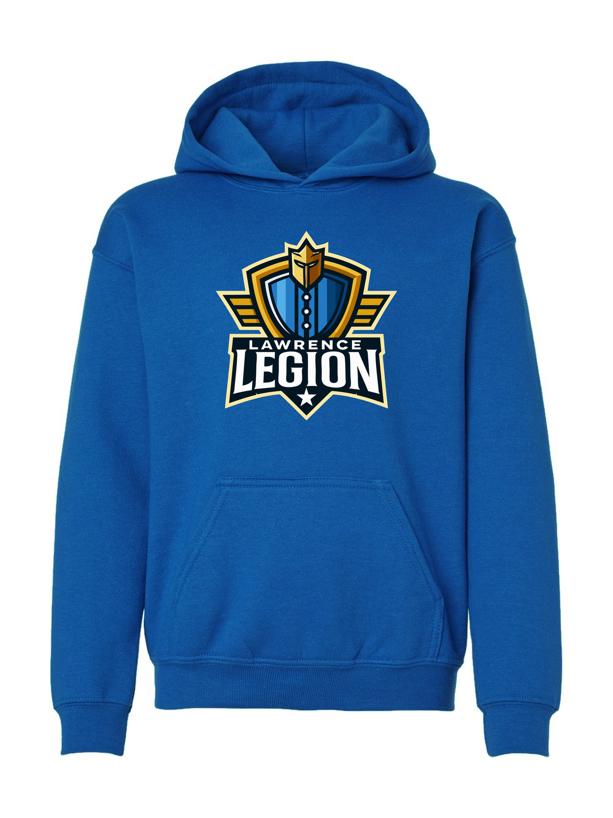Lawrence Legion youth hoodie in royal
