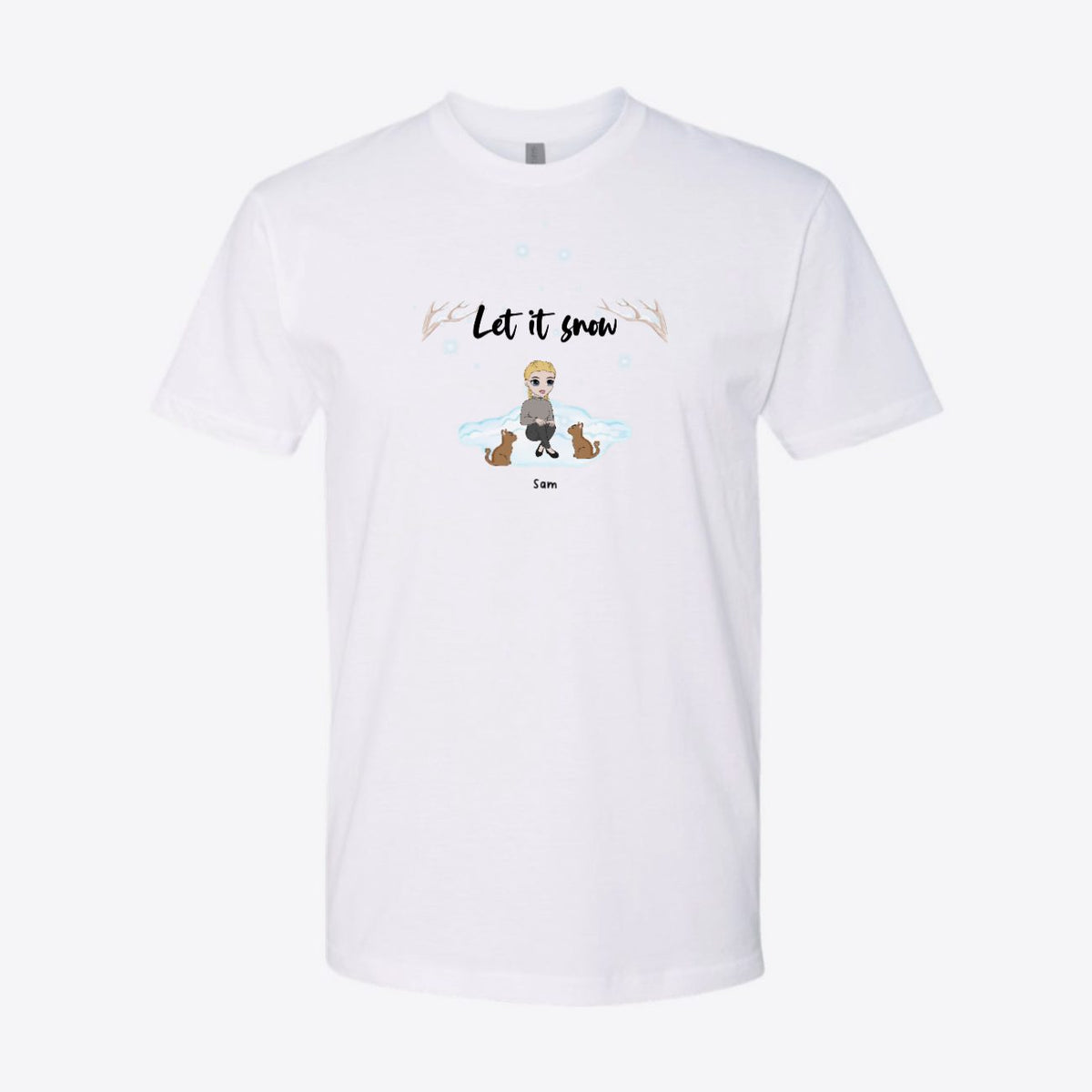 Let It Snow Pets Custom Tee