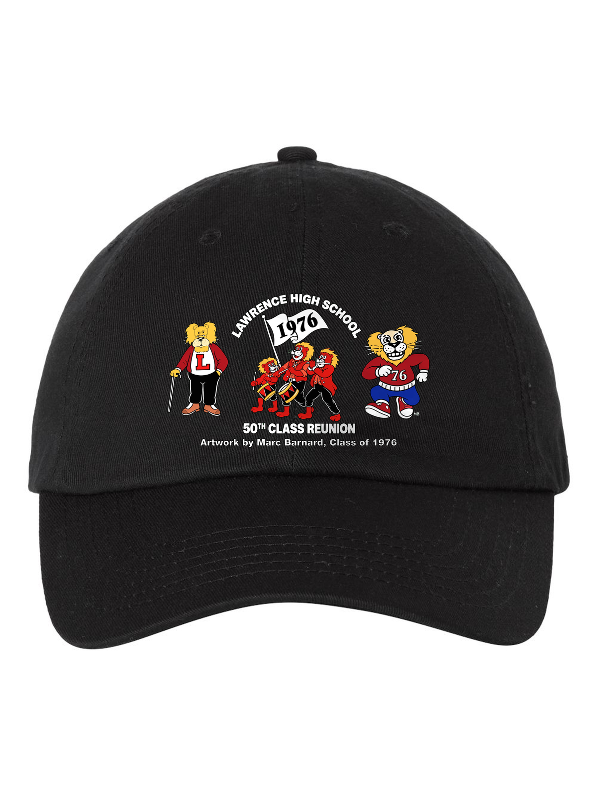 LHS Class of 1976 Reunion Dad Hat in black