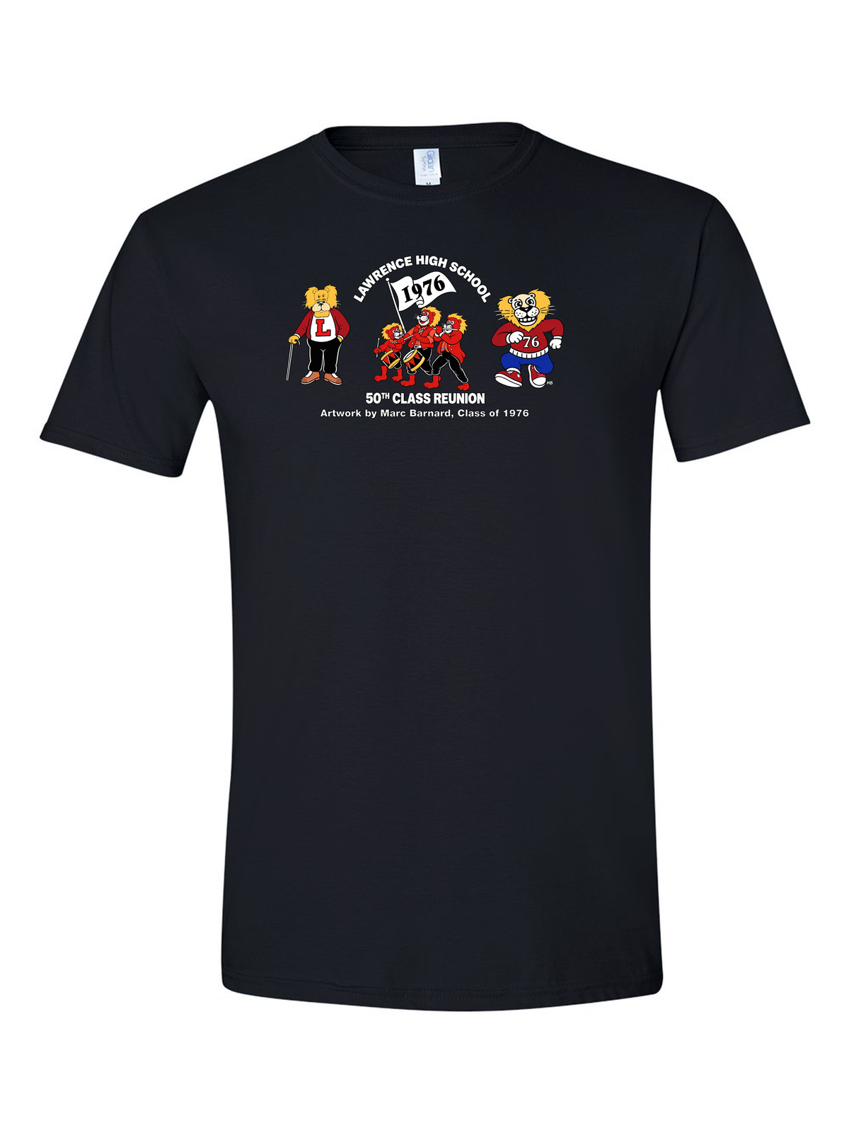 LHS Class of 1976 Reunion Tee in black