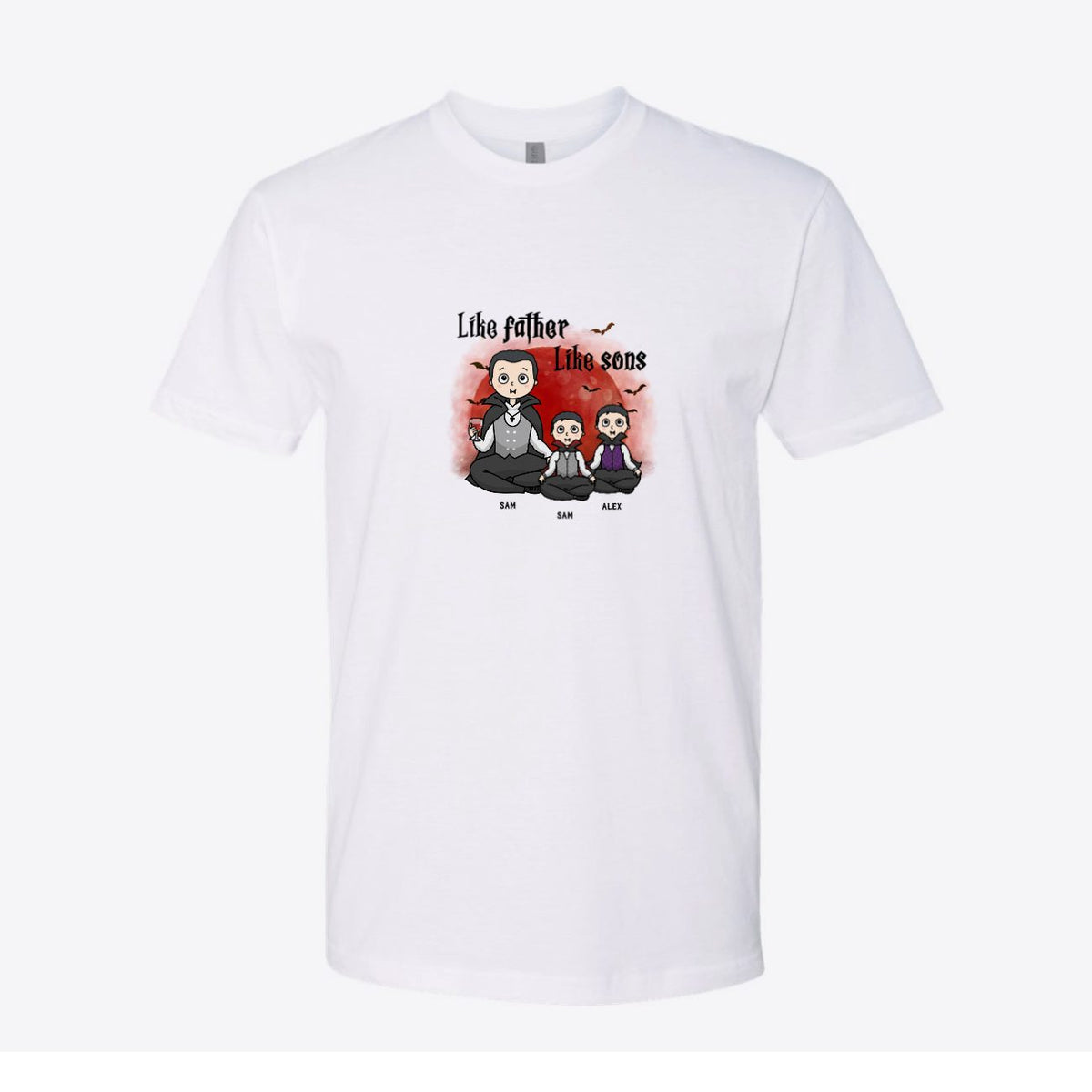 Like Father Like Son Halloween Custom Tee