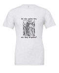 LOL Nice Gains Bro design on a white t-shirt