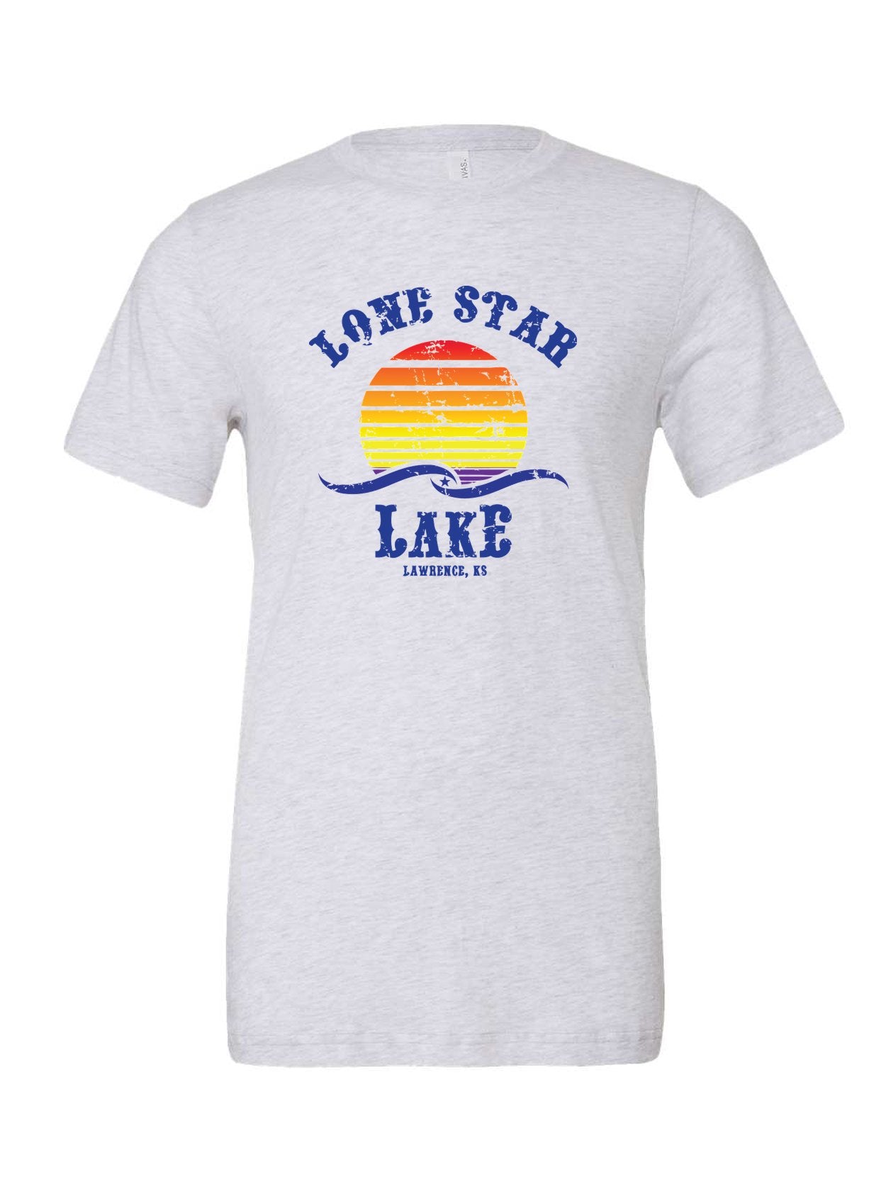 Lone Star Lake on a white t-shirt