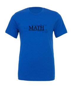 math problems funny blue tshirt t-shirt 