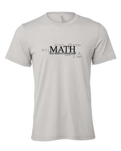math problems funny gray tshirt t-shirt 