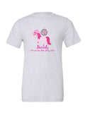 Mentally I'm At the Pink Pony Club on a white t-shirt