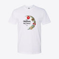 Merry Christmas Family Photo Wreath Custom Tee