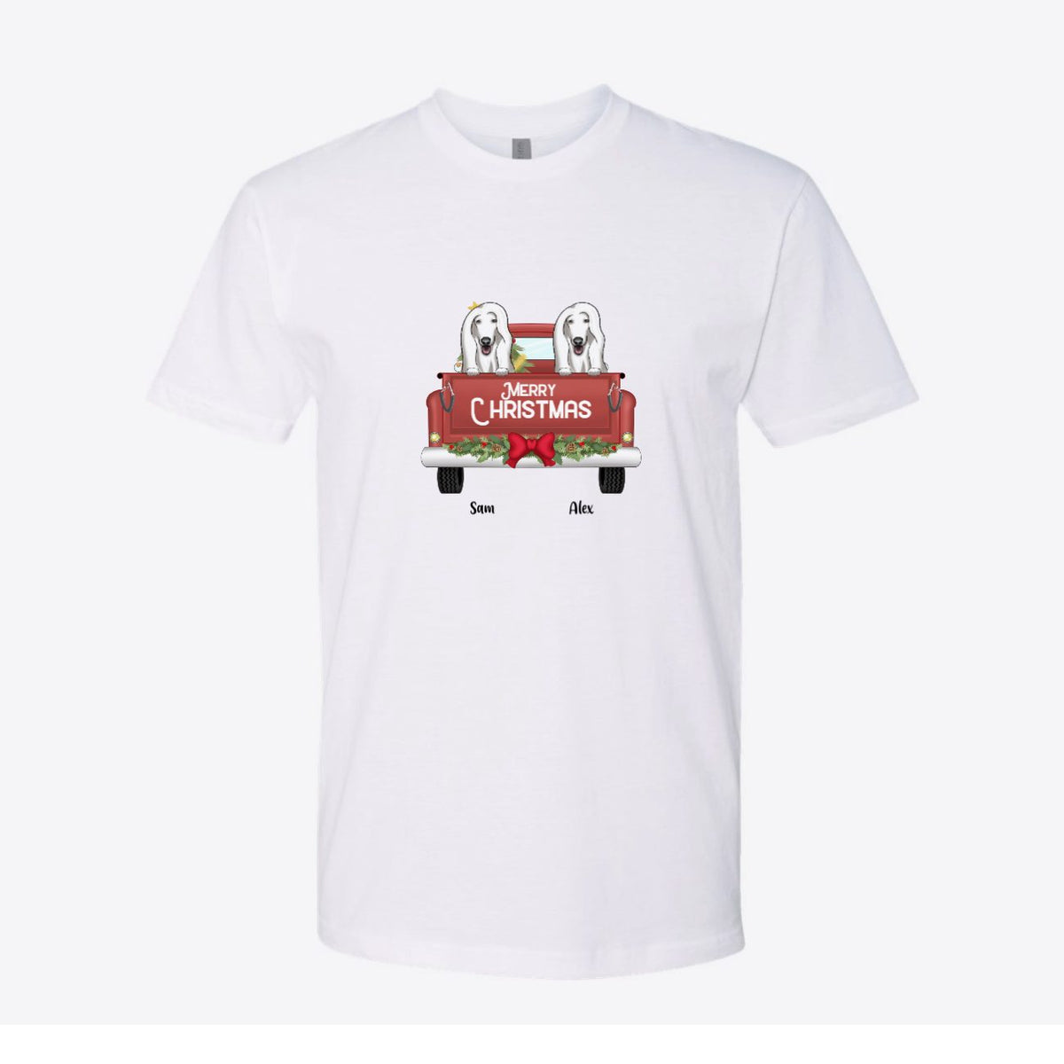 Merry Christmas Pet Truck Custom Tee