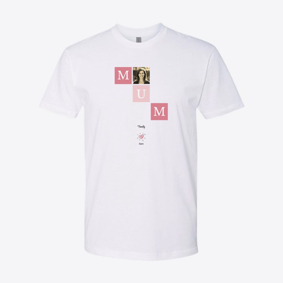 Mom Sepia Photo Art Custom Tee