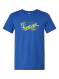 Native Kansan on a royal blue t-shirt