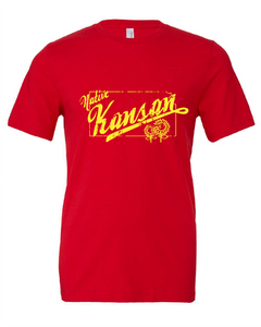 kansas kansan midwest sunflower red tshirt t-shirt 