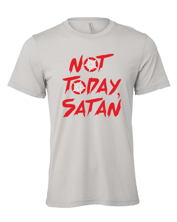 satan funny gray tshirt t-shirt 