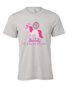 pink pony club chappell roan song music cowgirl gray tshirt t-shirt