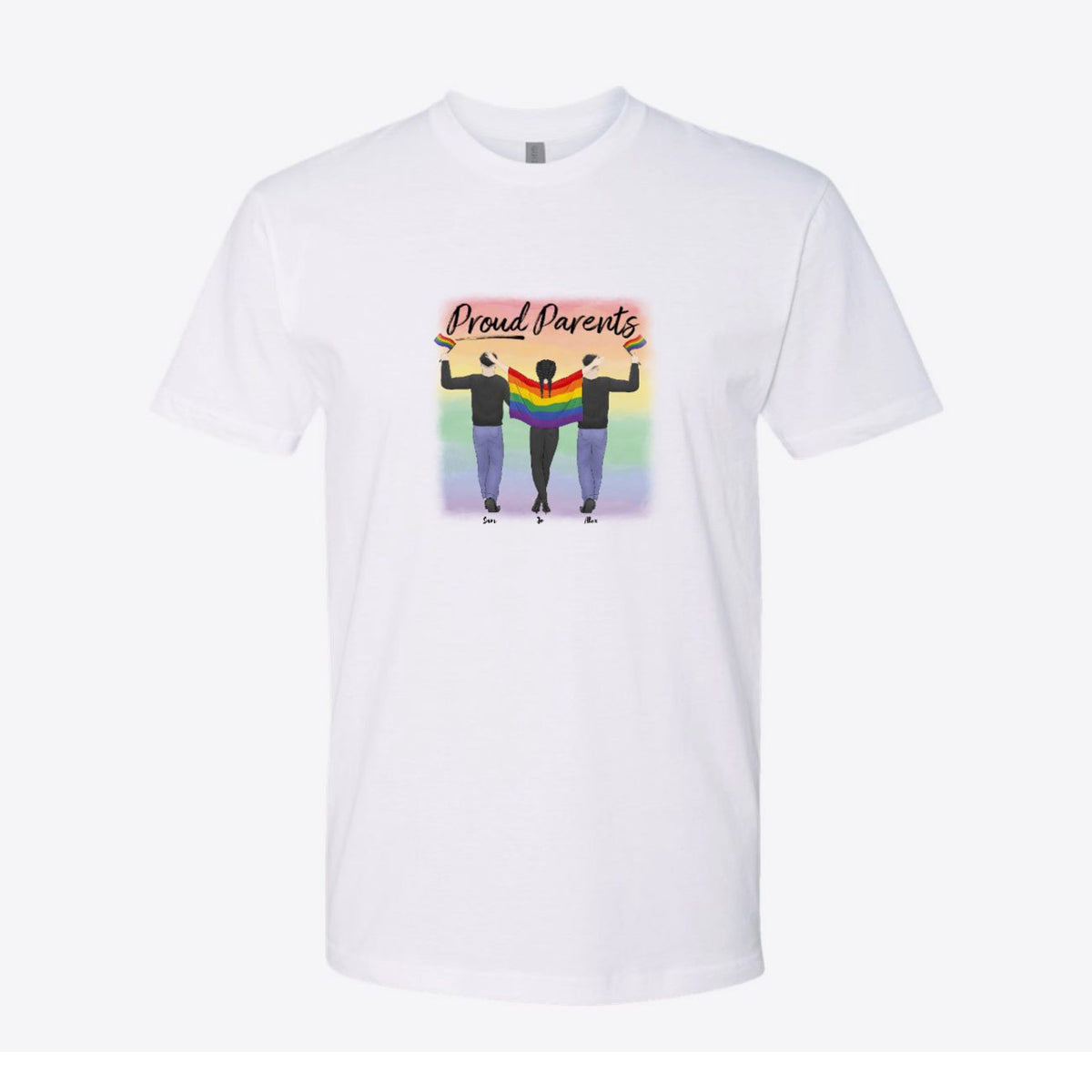Proud Parents Pride Custom Tee