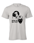 Psycho Killer design on a gray t-shirt