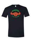 Pumped to Get Smashed design on a black t-shirt