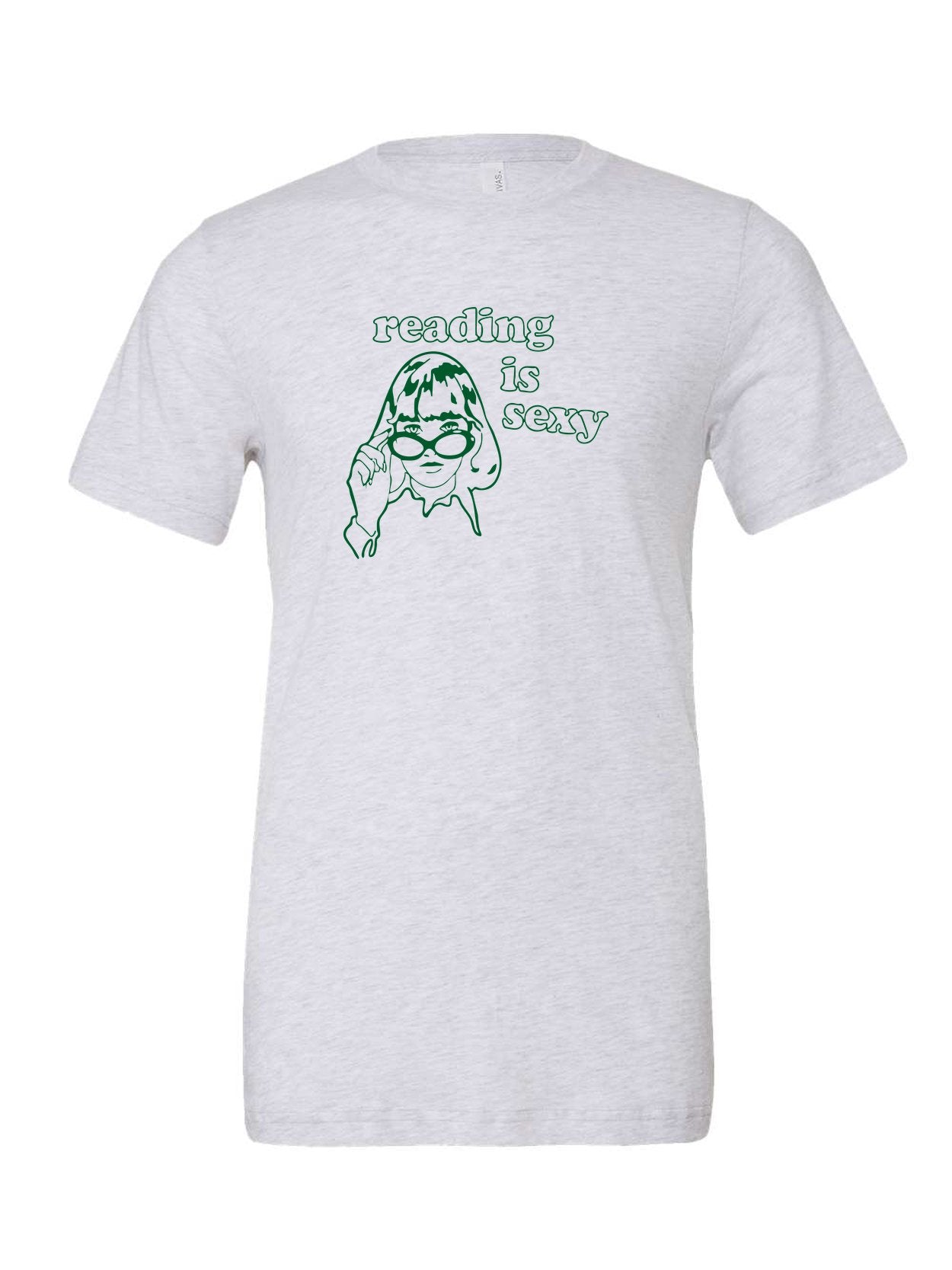 Reading is Sexy on a white t-shirt