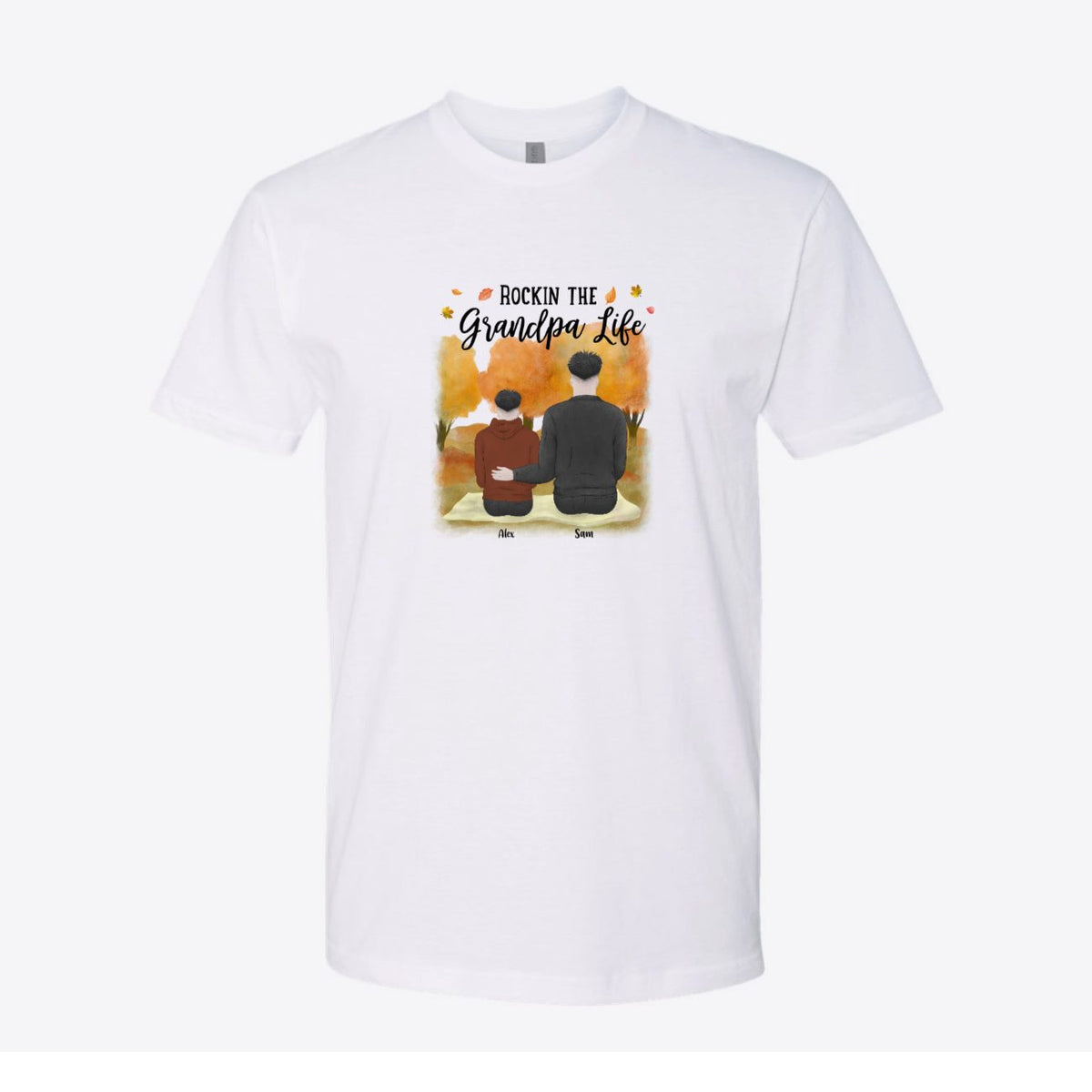 Rockin the Grandparent Life Fall Custom Tee