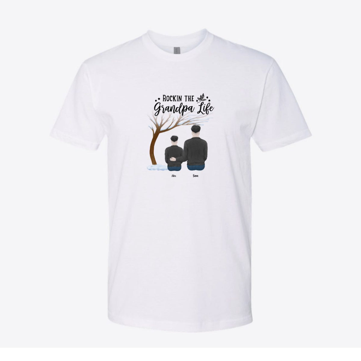 Rockin the Grandparent Life Winter Custom Tee