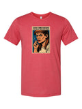 Sarah Connor Watching You Use AI for Everything on a true red t-shirt