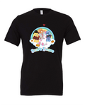 Scare Bears design on a black t-shirt