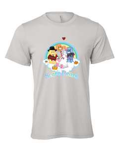 care bears Halloween gray tshirt t-shirt