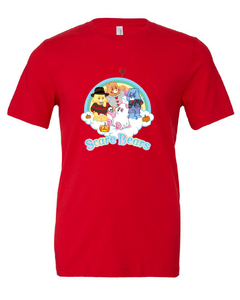 care bears Halloween red tshirt t-shirt