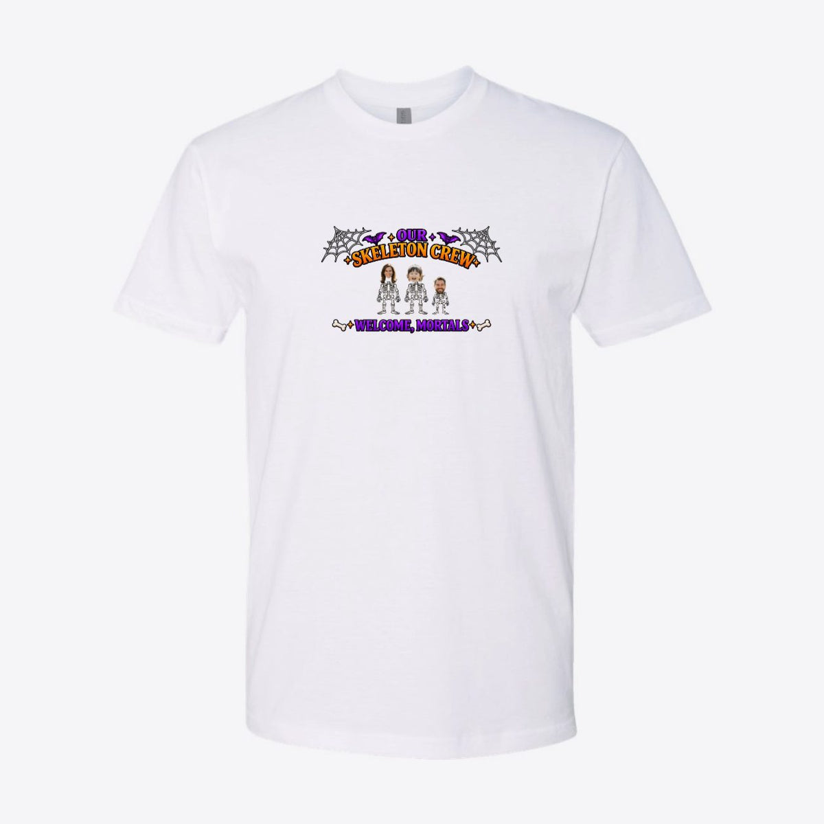 Skeleton Family Photo Custom Tee