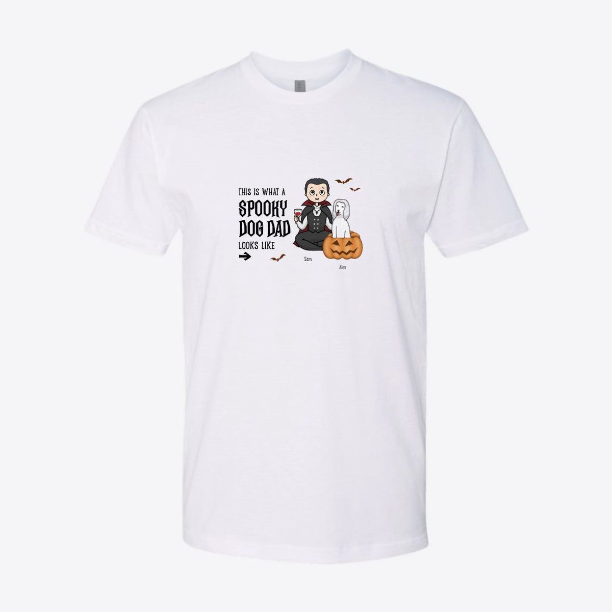 Spooky Dog Dad Custom Tee