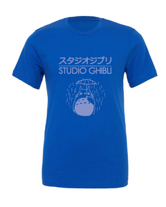 studio ghibli animation movie japanese blue tshirt t-shirt