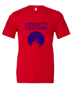 studio ghibli animation movie japanese red tshirt t-shirt