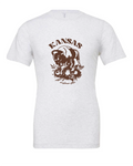 Kansas Sunflower State Bison design on a white t-shirt
