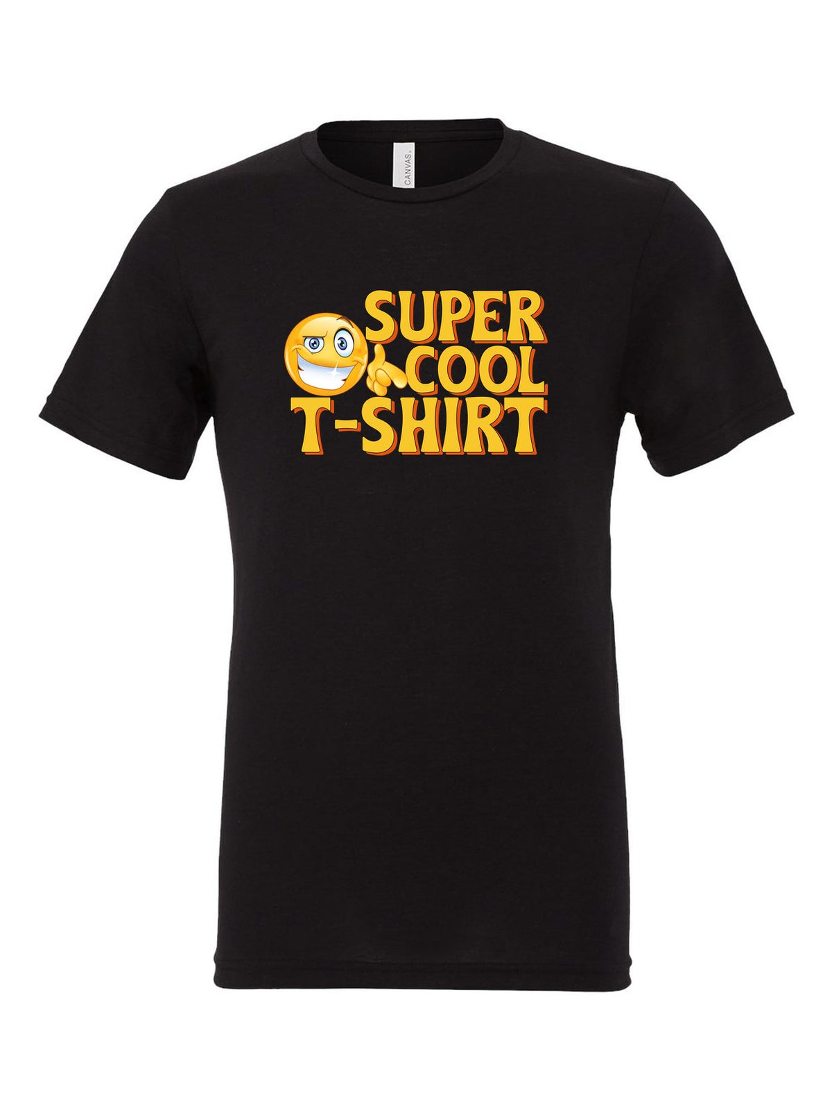 Super Cool T-Shirt on a black t-shirt