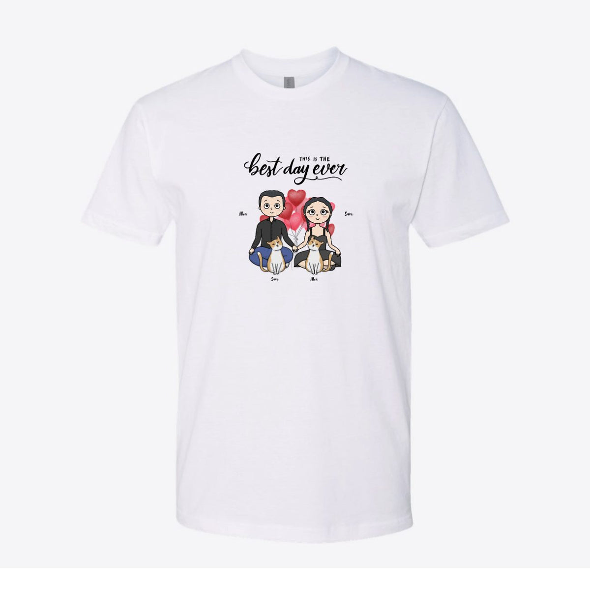 The Best Day Ever Cats Custom Tee