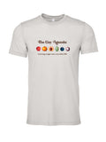The Gay Agenda on a cement gray t-shirt