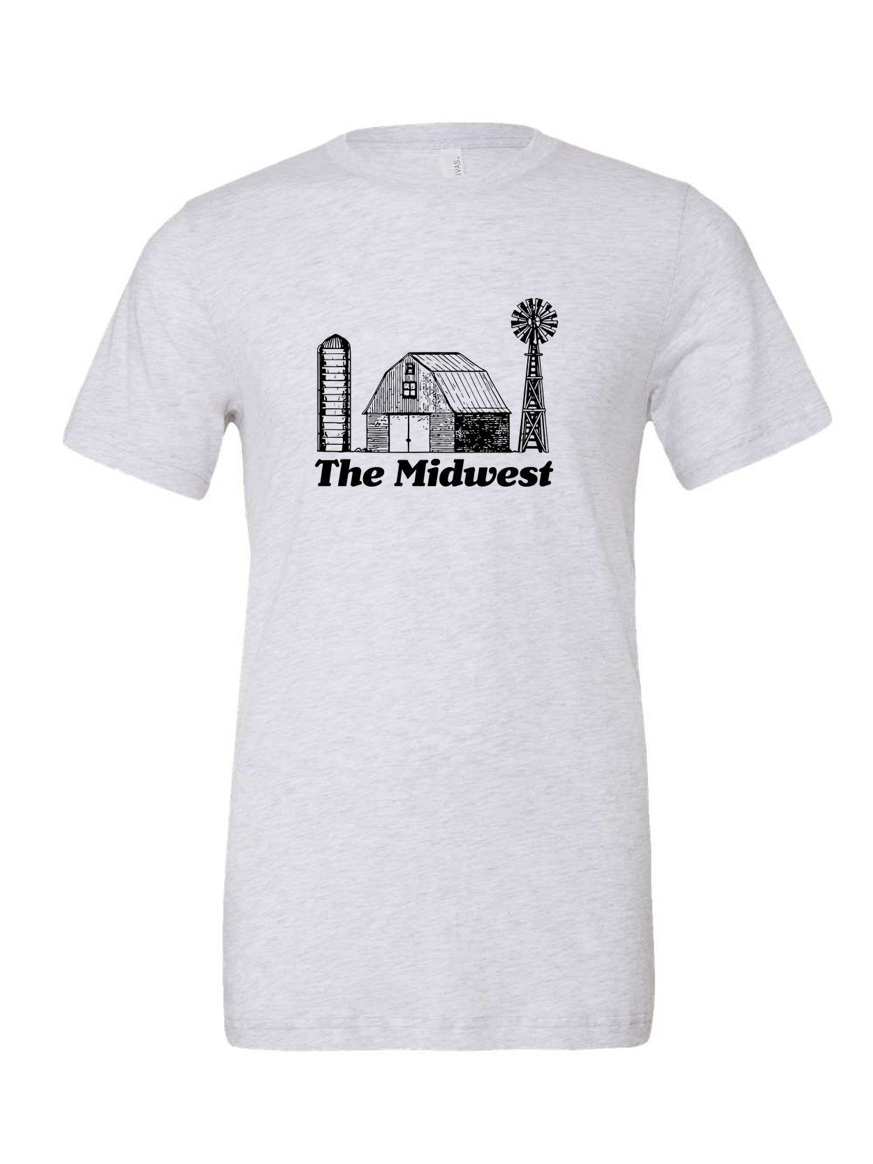 The Midwest Farm on a white t-shirt