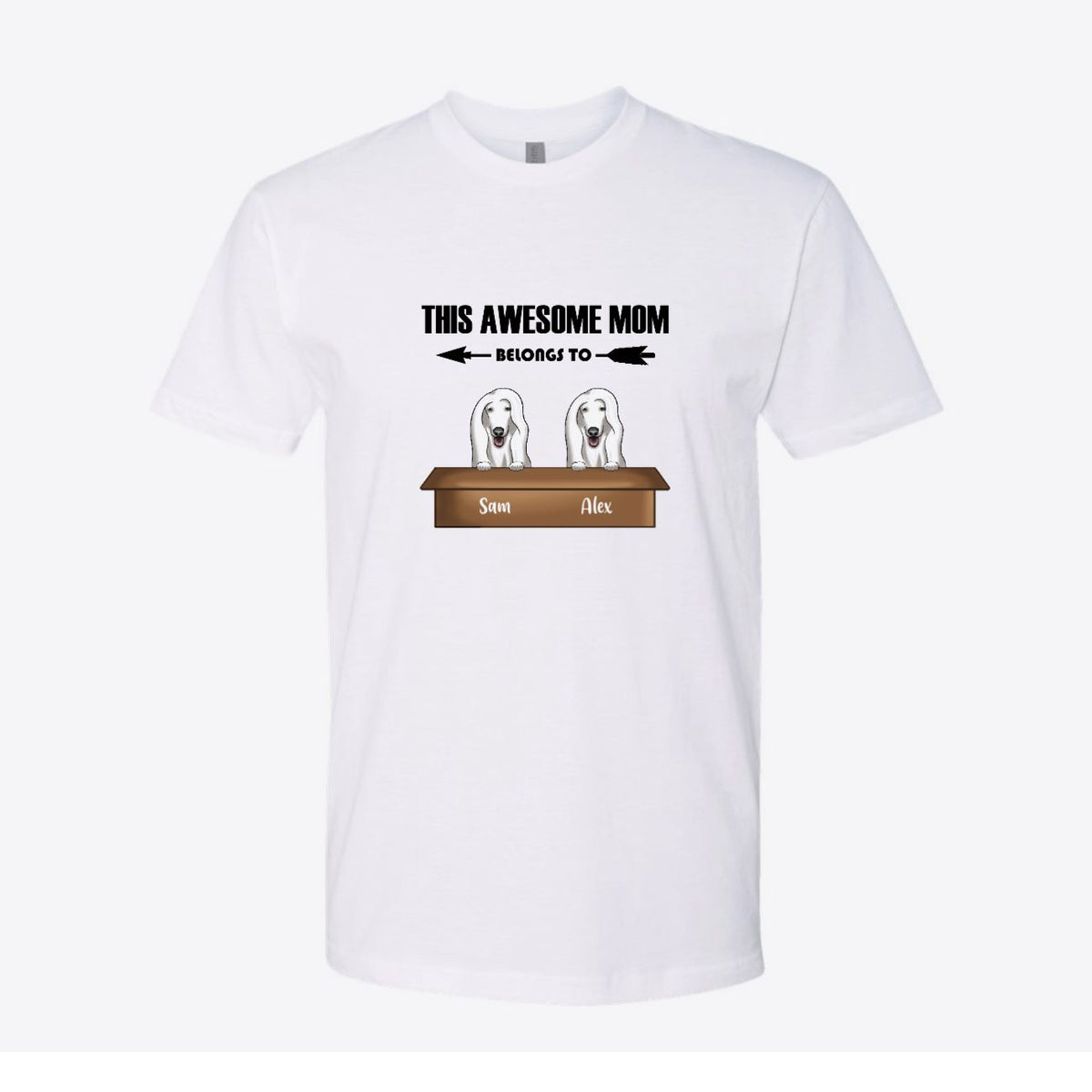 This Awesome Mom Belongs To Custom Tee