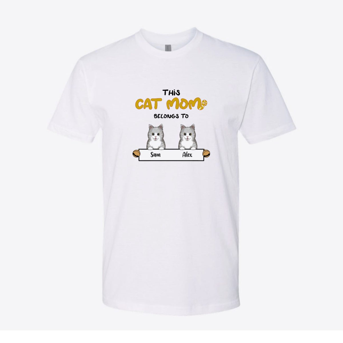 This Cat Mom Belongs To Custom Tee