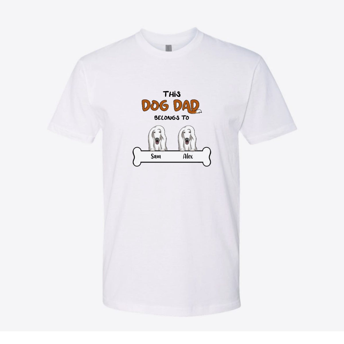 This Dog Dad Belongs To Custom Tee