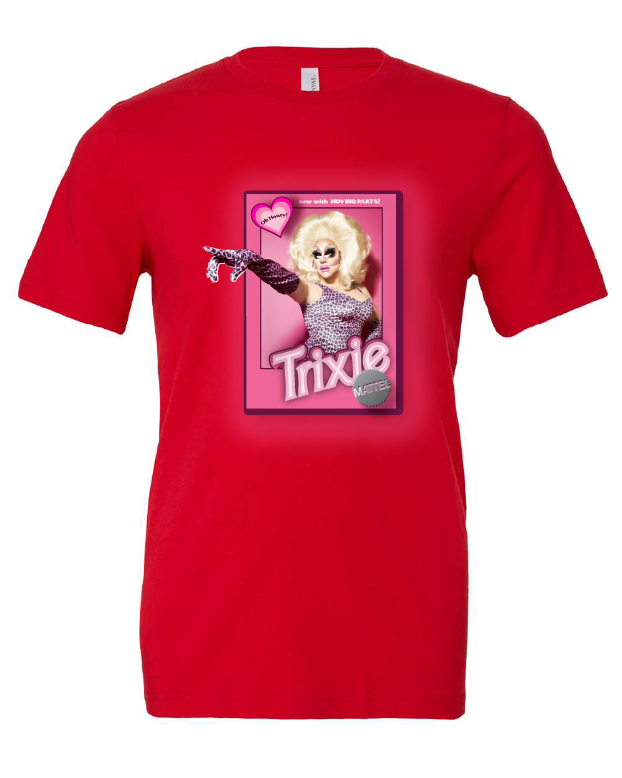 drag queen drag race barbie tracy martel red tshirt t-shirt 