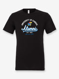 Jayhawk Alumni on a black t-shirt