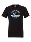 Jayhawk Alumni on a black t-shirt