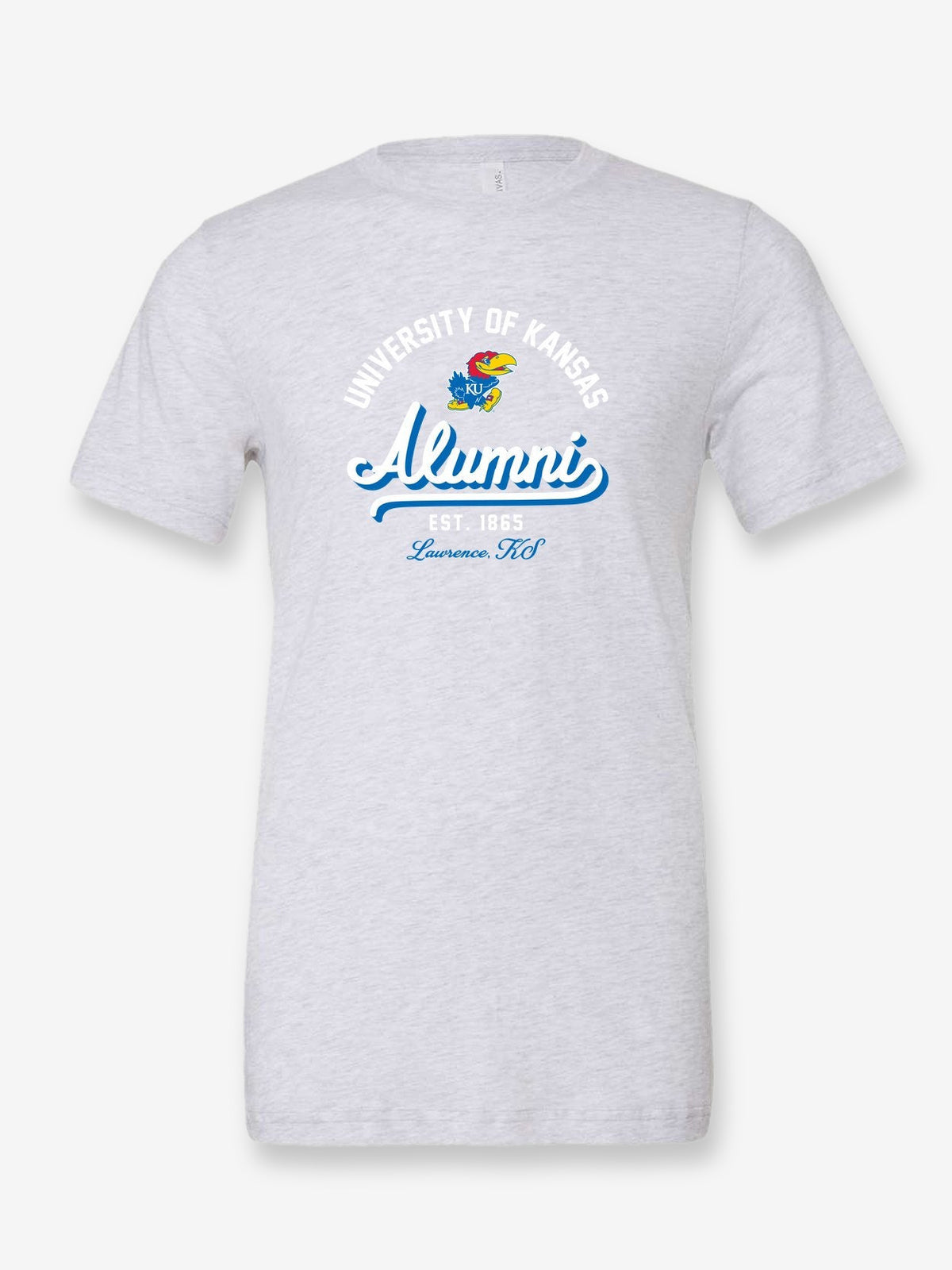 Jayhawk Alumni on a white t-shirt