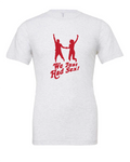 We Just Had Sex! design on a white t-shirt