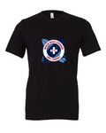 Wesco Beach Life Guard design on a black t-shirt