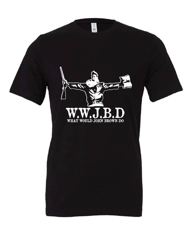 john brown activist activism kansas midwest black tshirt t-shirt 