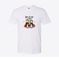 You, Me and the Cats Christmas Custom Tee